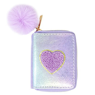 Zomi Gems Shiny Heart Wallet - Purple, Zomi Gems, Girl gifts, Heart Wallet, Hearts, Purple, Tiny Treats, Valentine, Valentine's Day, Valentines, Zomi Gems, Zomi Gems Shiny Heart Wallet, Zomi 