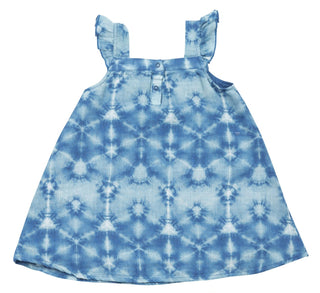 Angel Dear Indigo Shibori Sundress, Angel Dear, Angel Dear, Angel Dear Bodysuit Dress, Angel Dear Dress, Angel Dear Indigo Shibori, Angel Dear Indigo Shibori Sundress, Angel Dear Romper, Ange