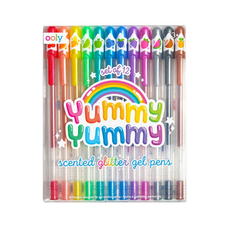 Ooly Yummy Yummy Scented Glitter Gel Pens, Ooly, Art Supplies, Arts & Crafts, cf-type-pen, cf-vendor-ooly, EB Boy, EB Boys, EB Girls, ooly, Ooly Gel Pen Set, Ooly Glitter Ink Gel Pen Set, Ool