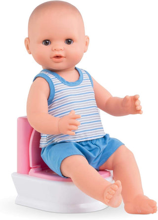 Corolle Interactive Toilet for 12"/14" Baby Doll, Corolle, Baby Doll, cf-type-dolls, cf-vendor-corolle, Corolle, Corolle Baby Doll, Corolle Doll, Corolle Interactive Toilet, Doll, Interactive