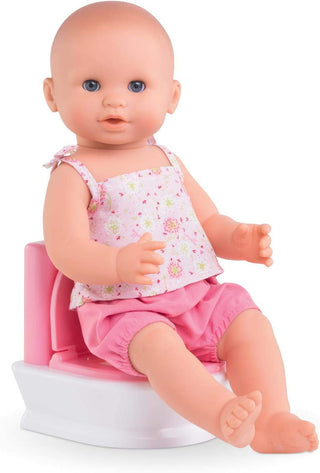 Corolle Interactive Toilet for 12"/14" Baby Doll, Corolle, Baby Doll, cf-type-dolls, cf-vendor-corolle, Corolle, Corolle Baby Doll, Corolle Doll, Corolle Interactive Toilet, Doll, Interactive