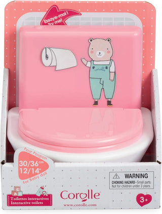 Corolle Interactive Toilet for 12"/14" Baby Doll, Corolle, Baby Doll, cf-type-dolls, cf-vendor-corolle, Corolle, Corolle Baby Doll, Corolle Doll, Corolle Interactive Toilet, Doll, Interactive