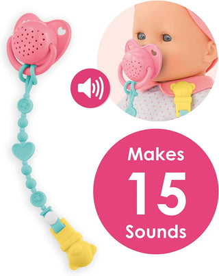 Corolle Baby Doll Pacifier with 15 Sounds, Corolle, Baby Doll, Corolle, Corolle Baby Doll, Corolle Baby Doll Pacifier with 15 Sounds, Corolle Doll, Doll, Doll Pacifier, Toys, Dolls - Basicall