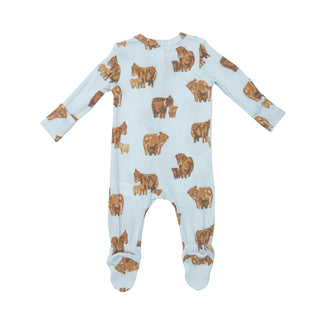 Angel Dear Highland Cattle Footie with Zipper, Angel Dear, angel Dear, Angel Dear Bamboo Footie, Angel Dear Fall 2022, Angel Dear Footie with Zipper, Bamboo Footie, CM22, Footie with Zipper, 