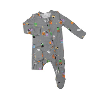 Angel Dear Little Monsters Footie with Zipper, Angel Dear, angel Dear, Angel Dear Bamboo Footie, Angel Dear Fall 2022, Angel Dear Footie with Zipper, Angel Dear Halloween, Bamboo Footie, cf-s