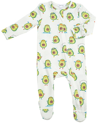 Angel Dear Avo-Cize Bamboo Footie with Zipper, Angel Dear, Angel Avocize, angel Dear, Angel Dear Avo-Cize, Angel Dear Avo-Cize Bamboo Footie with Zipper, Angel Dear Avocado, Angel Dear Bamboo