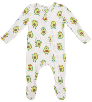 Angel Dear Avo-Cize Bamboo Footie with Zipper, Angel Dear, Angel Avocize, angel Dear, Angel Dear Avo-Cize, Angel Dear Avo-Cize Bamboo Footie with Zipper, Angel Dear Avocado, Angel Dear Bamboo