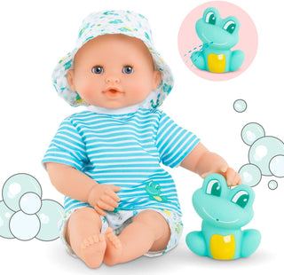 Corolle Baby Bath Doll - Marin, Corolle, 12" Doll, Baby Bathe Marin, Bath Doll, Bath Toy, Bath Toys, Bath Tub Doll, cf-type-dolls, cf-vendor-corolle, Corolle, Corolle Baby Bath, Corolle Bath 