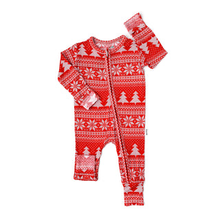 Gigi and Max Clark Christmas Sweater Zip One Piece, Gigi and Max, All Things Holiday, Bamboo Pajama, cf-size-6m-3-6m, cf-size-newborn, cf-type-pajamas, cf-vendor-gigi-and-max, Christmas, Chri