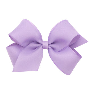 Medium Overlay Grosgrain Bow on Clippie (55+ Colors), Wee Ones, cf-size-antique-white, cf-size-aqua, cf-size-black, cf-size-blue-vapor, cf-size-charcoal, cf-size-coffee, cf-size-colonial-rose