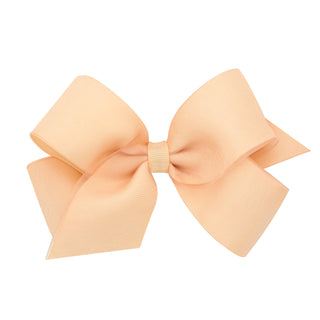 Medium Overlay Grosgrain Bow on Clippie (55+ Colors), Wee Ones, cf-size-antique-white, cf-size-aqua, cf-size-black, cf-size-blue-vapor, cf-size-charcoal, cf-size-coffee, cf-size-colonial-rose