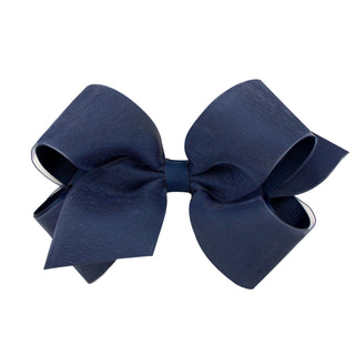 Medium Overlay Grosgrain Bow on Clippie (55+ Colors), Wee Ones, cf-size-antique-white, cf-size-aqua, cf-size-black, cf-size-blue-vapor, cf-size-charcoal, cf-size-coffee, cf-size-colonial-rose