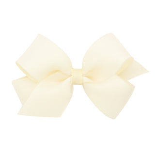 Medium Overlay Grosgrain Bow on Clippie (55+ Colors), Wee Ones, cf-size-antique-white, cf-size-aqua, cf-size-black, cf-size-blue-vapor, cf-size-charcoal, cf-size-coffee, cf-size-colonial-rose