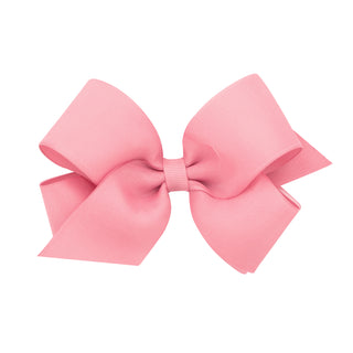 Medium Overlay Grosgrain Bow on Clippie (55+ Colors), Wee Ones, cf-size-antique-white, cf-size-aqua, cf-size-black, cf-size-blue-vapor, cf-size-charcoal, cf-size-coffee, cf-size-colonial-rose