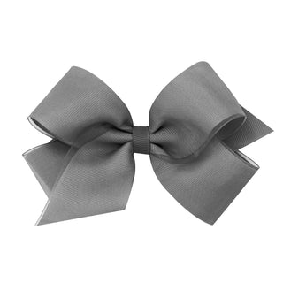 Medium Overlay Grosgrain Bow on Clippie (55+ Colors), Wee Ones, cf-size-antique-white, cf-size-aqua, cf-size-black, cf-size-blue-vapor, cf-size-charcoal, cf-size-coffee, cf-size-colonial-rose