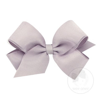 Medium Overlay Grosgrain Bow on Clippie (55+ Colors), Wee Ones, cf-size-antique-white, cf-size-aqua, cf-size-black, cf-size-blue-vapor, cf-size-charcoal, cf-size-coffee, cf-size-colonial-rose