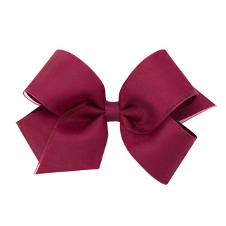 Medium Overlay Grosgrain Bow on Clippie (55+ Colors), Wee Ones, cf-size-antique-white, cf-size-aqua, cf-size-black, cf-size-blue-vapor, cf-size-charcoal, cf-size-coffee, cf-size-colonial-rose