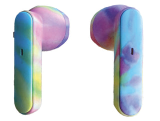 Iscream Pastel Tie Dye Compact Earbuds, Iscream, Ear Bud, Ear Buds, Earbuds, Gift, Headpahones, Headphones, Iscream, Iscream Compact Earbuds, Iscream Pastel Tie Dye, Iscream Pastel Tie Dye Co