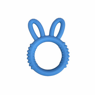 Three Hearts Silicone Bunny Teething Ring, Three Hearts, Easter, Easter Basket IDeas, EB Baby, EB Boy, EB Boys, EB Girls, Silicone Bunny Teether, Silicone Teether, Teether, Teething, Teething