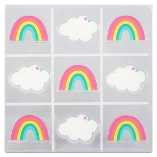 Iscream Rainbow Lucite Tic Tac Toe, Iscream, Board Game, Games, iScream, Iscream Game, Iscream Rainbow, Iscream Rainbows, Iscream tween, iscream-shop, Rainbow, Rainbows, Tic Tac Toe, Board Ga