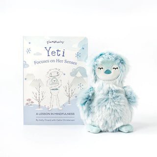 Slumberkins Penguin Mini & Yeti Lesson Book - Mindfulness, Slumberkins, cf-type-toys, cf-vendor-slumberkins, Mindfulness, Pemguin, Plush Toy, Slumberkins, Stuffed Animal, Toy, Toys - Basicall