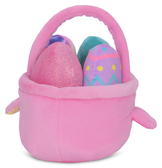 Iscream Egg-Stra Cute Chick Basket Plush, Iscream, cf-type-stuffed-animal, cf-vendor-iscream, Easter, Easter Basket Ideas, Easter Chick, EB Boys, EB Girls, Egg-Stra Cute Chick Basket Plush, I