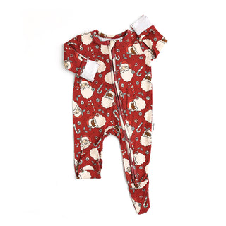 Gigi and Max Kris Zip One Piece, Gigi and Max, All Things Holiday, Bamboo Pajama, cf-size-12m-9-12m, cf-size-3m-0-3m, cf-size-6m-3-6m, cf-size-9m-6-9m, cf-size-newborn, cf-type-pajamas, cf-ve