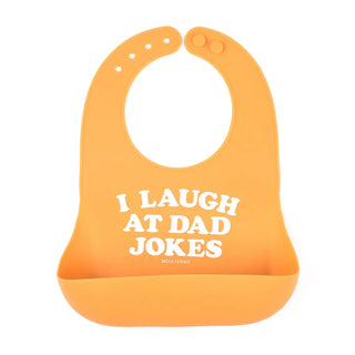 Bella Tunno I Laugh at Dad Jokes Wonder Bib, Bella Tunno, Baby Shower, Baby Shower Gift, Baby shower Girft, Bella Tunno, Bella Tunno Bib, Bella Tunno Wonder Bib, Bib, Bibs, cf-type-bib, cf-ve