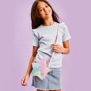 Iscream Star Crossbody Bag, Iscream, cf-type-bag, cf-vendor-iscream, Crossbody, crossbody bag, EB Girls, Gifts for Girls, Gifts for Tween, Happy Tie Dye, iScream, Iscream Bag, Iscream Crossbo