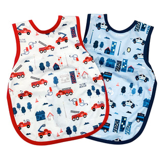 BapronBaby - Be Brave Police Toddler Bapron, BapronBaby, Bapron Baby, BapronBaby, BapronBaby Be Brave Police Toddler Bapron, Bibs, cf-type-bib, cf-vendor-bapronbaby, CM22, EB Baby, Feeding, F