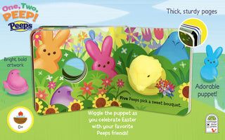 Peeps One, Two Peep! Board Book, Cottage Door Press, Board Book, cf-type-print-books, cf-vendor-cottage-door-press, Cottage Door Press, Easter, EB Baby, EB Boy, EB Boys, EB Girls, One, Peep, 