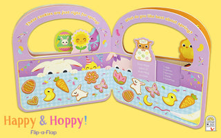 Happy & Hoppy Easter Flip A Flap Board Book, Cottage Door Press, Board Book, cf-type-print-books, cf-vendor-cottage-door-press, Cottage Door Press, Easter, EB Baby, EB Boy, EB Boys, EB Girls,