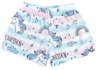 Iscream Unicorn Plush Shorts, Iscream, EB Girls, Fleece Shorts, Gifts for Tween, Girls Sleep Shorts, iscream, iscream shorts, iscream unicorn, Iscream Unicorn Plush Shorts, Iscream Unicorn St