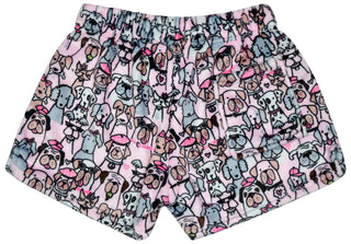 Iscream Puppy Love Plush Shorts, Iscream, Corgi, EB Girls, Fleece Shorts, Gifts for Tween, Girls Sleep Shorts, iscream, Iscream Puppy Love, Iscream Puppy Love Plush Shorts, iscream shorts, is