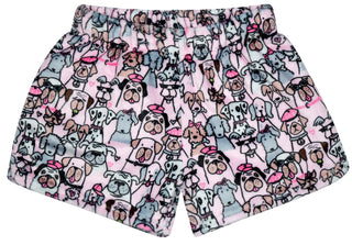 Iscream Puppy Love Plush Shorts, Iscream, Corgi, EB Girls, Fleece Shorts, Gifts for Tween, Girls Sleep Shorts, iscream, Iscream Puppy Love, Iscream Puppy Love Plush Shorts, iscream shorts, is