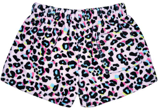 Iscream Pink Leopard Plush Shorts, iScream, Corgi, EB Girls, Fleece Shorts, Gifts for Tween, Girls Sleep Shorts, iscream, Iscream Pink Leopard, Iscream Pink Leopard Plush Shorts, iscream shor