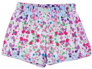 Iscream Confetti Plush Shorts, Iscream, Fleece Shorts, Gifts for Tween, Girls Sleep Shorts, iscream, Iscream Confetti, Iscream Confetti Plush Shorts, iscream shorts, Iscream Splatter Paint, i