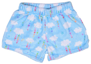 Iscream Cheerful Clouds Plush Shorts, Iscream, Cheerful Clouds Plush Shorts, Fleece Shorts, Gifts for Tween, Girls Sleep Shorts, iscream, Iscream Cheerful Clouds, Iscream Cheerful Clouds Plus