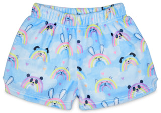 Iscream Rainbow Friends Plush Shorts, Iscream, EB Girls, Fleece Shorts, Gifts for Tween, Girls Sleep Shorts, iscream, Iscream Plush Shorts, Iscream Rainbow Friends, Iscream Rainbow Friends Pl