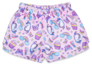 Iscream Unicorn Plush Shorts, Iscream, EB Girls, Fleece Shorts, Gifts for Tween, Girls Sleep Shorts, iscream, Iscream Plush Shorts, iscream shorts, Iscream Unicorn, Iscream Unicorn Plush Shor