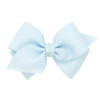 Extra Small Overlay Grosgrain Bow on Clippie (50+ Colors), Wee Ones, cf-size-aqua, cf-size-black, cf-size-blue, cf-size-blue-vapor, cf-size-carmandy, cf-size-coffee, cf-size-dark-navy, cf-siz