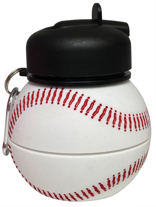 Iscream Baseball Silicone Collapsible Water Bottle, Iscream, Baseball, Baseball Water Bottle, Boy Water Bottle, Camp, Collapsible Water Bottle, Iscream, Iscream Baseball, Iscream Baseball Sil