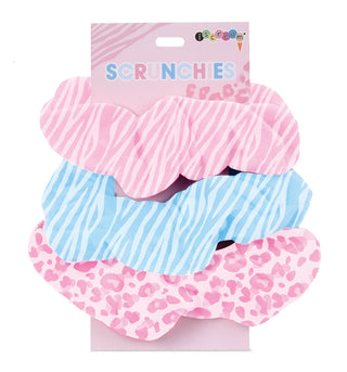 Iscream Animal Print Scrunchie Set, Iscream, cf-type-scrunchie, cf-vendor-iscream, EB Girls, Gifts, Girls, Girls Scrunchies, Hair Accessories, Iscream, Iscream Animal Print, Iscream Scrunchie