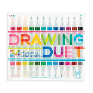 Ooly Drawing Duet Double-Ended Markers, Ooly, Art Supplies, Arts & Crafts, EB Boys, EB Girls, Ooly, Ooly Drawing Duet Double-Ended Markers, Ooly Markers, Stocking Stuffer, Stocking Stuffers, 