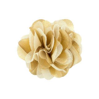 Medium Metallic Puff on Clippie - 6 Colors, Wee Ones, cf-type-hair-bow, cf-vendor-wee-ones, Flower, Flower on Clippie, Hair Bow, Hair Bow Flower, Medium Metallic Puff on Clippie, Metallic Flo