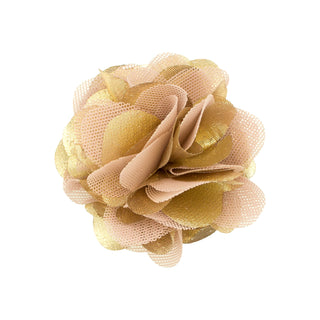 Medium Metallic Puff on Clippie - 6 Colors, Wee Ones, cf-type-hair-bow, cf-vendor-wee-ones, Flower, Flower on Clippie, Hair Bow, Hair Bow Flower, Medium Metallic Puff on Clippie, Metallic Flo