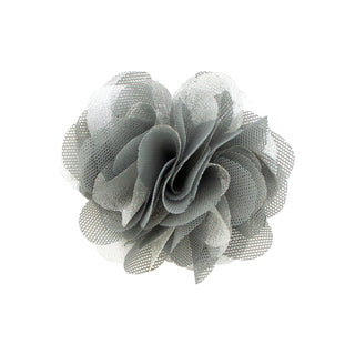 Medium Metallic Puff on Clippie - 6 Colors, Wee Ones, cf-type-hair-bow, cf-vendor-wee-ones, Flower, Flower on Clippie, Hair Bow, Hair Bow Flower, Medium Metallic Puff on Clippie, Metallic Flo