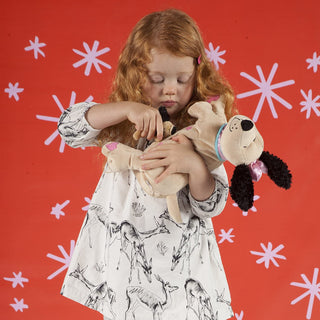 Manhattan Toy Co Nursing Nana Dog, Manhattan Toy Co, Dog, Dog Stuffed Animal, Manhattan Toy Co, Nursing Nana Dog, Puppy, Stuffed Animal - Basically Bows & Bowties