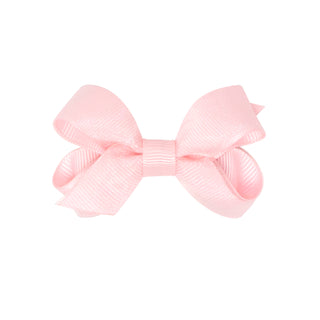 Tiny Overlay Grosgrain Bow on Clippie (30+ Colors), Wee Ones, cf-size-antique-white, cf-size-aqua, cf-size-black, cf-size-blue, cf-size-blue-vapor, cf-size-coral, cf-size-french-blue, cf-size