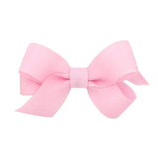 Tiny Overlay Grosgrain Bow on Clippie (30+ Colors), Wee Ones, cf-size-antique-white, cf-size-aqua, cf-size-black, cf-size-blue, cf-size-blue-vapor, cf-size-coral, cf-size-french-blue, cf-size